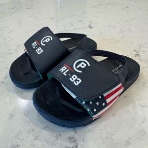 Polo Ralph Lauren toddler slides sandals size 8